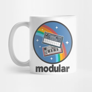 Modular Synthesizer Synth Drum Machine Bass Techno Mug